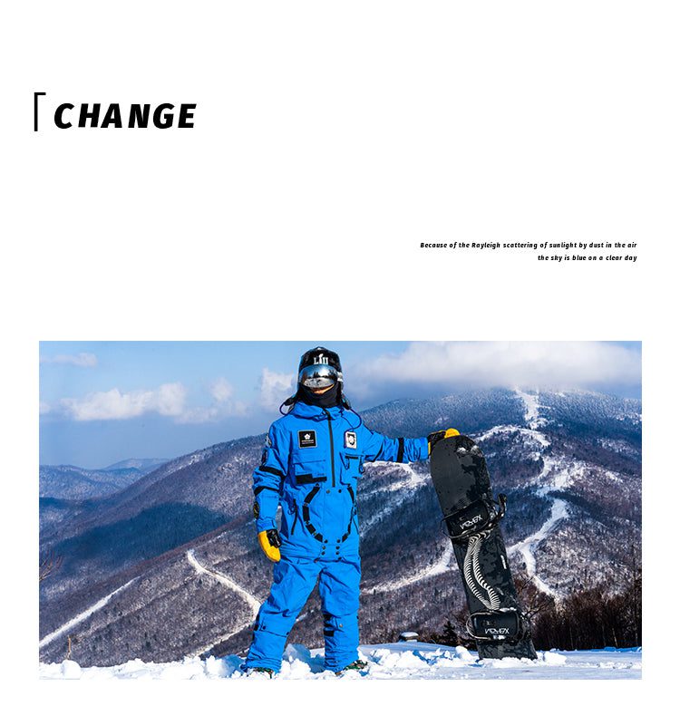 PINGUP Nasa Outer Space One Piece Snowboard Suits