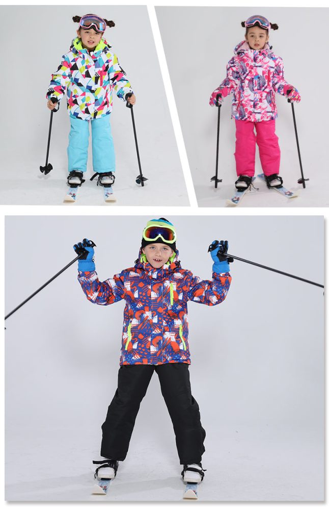 Boy & Girls Unisex Mutu Snow Winter Bibs Ski Snowboard Pants