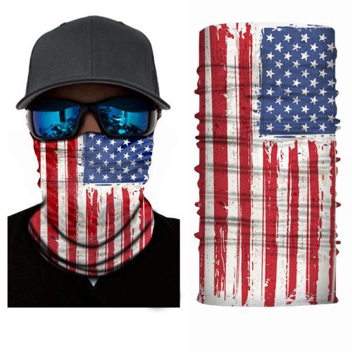 Unisex American Flag Pattern Face Masks & Neck Warmer