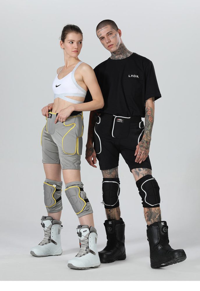 High Experience Unisex Tri-Flex Protective Shorts / Knee Pads