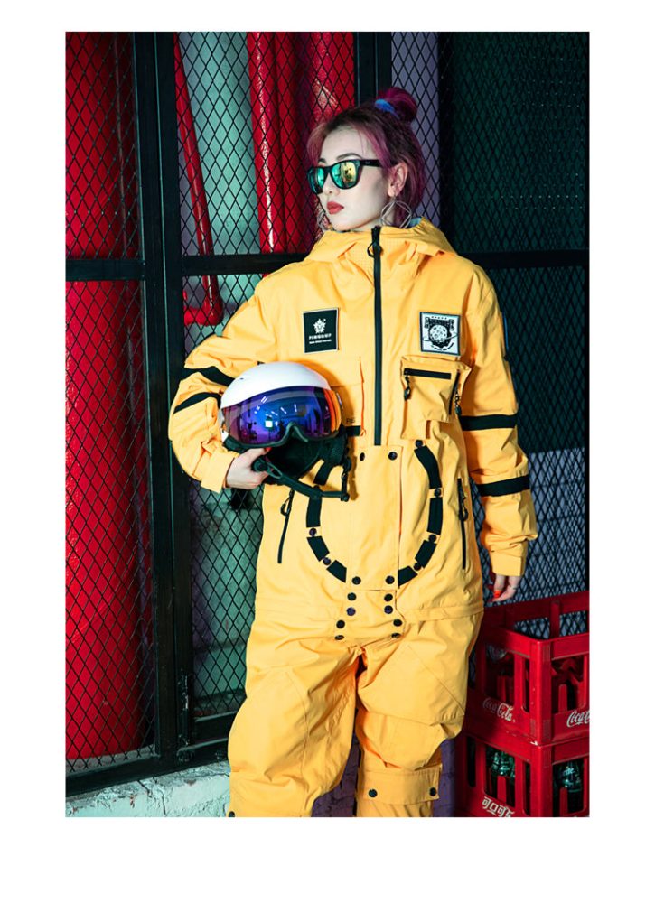 PINGUP Nasa Outer Space One Piece Snowboard Suits