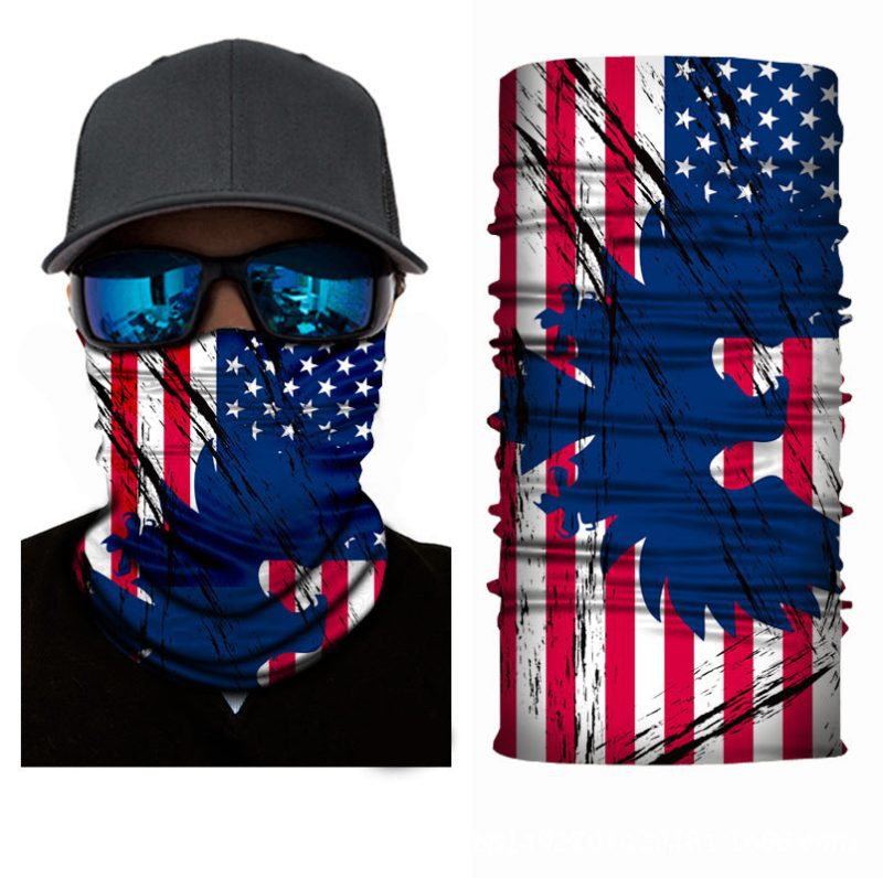 Unisex American Flag Pattern Face Masks & Neck Warmer