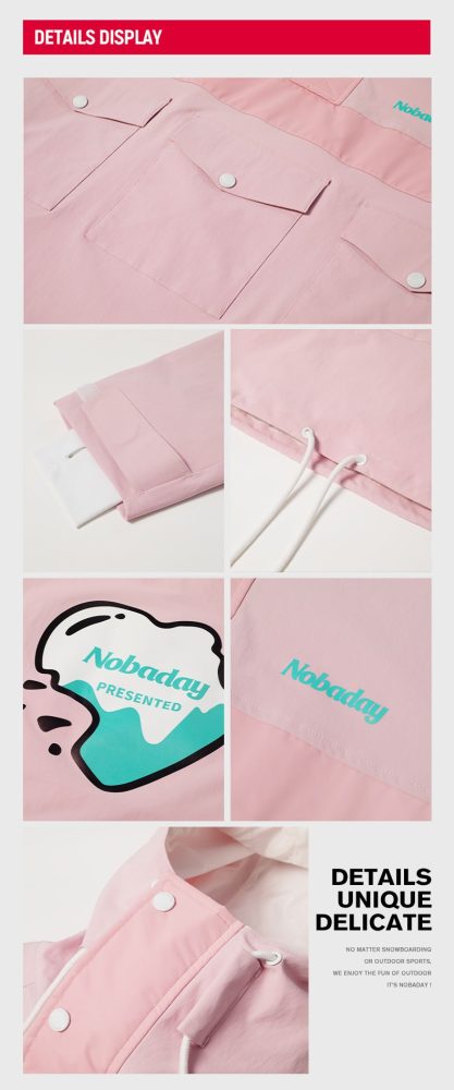 Nobaday Juicy Candy Retro Anorak Snowboard Jacket