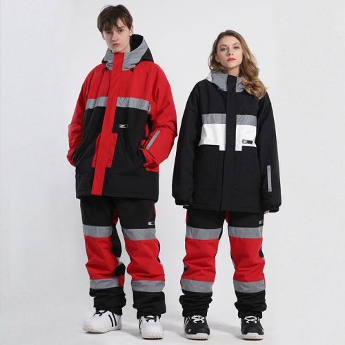 Womens Unisex Gsou Snow Infinium Neon Glimmer Snow Jacket & Pants Set