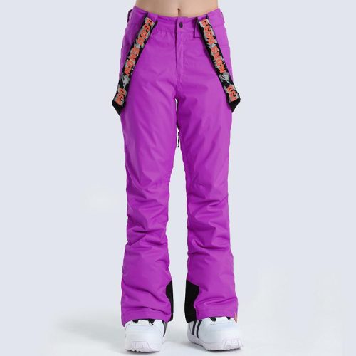 Womens Gsou Snow 10k Waterproof Warm Highland freestyle Bib Ski Pants