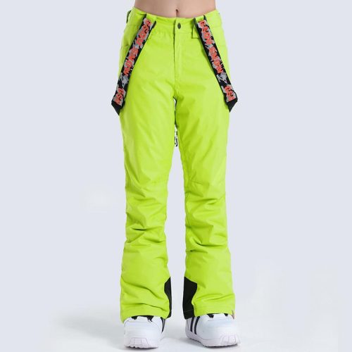 Womens Gsou Snow 10k Waterproof Warm Highland freestyle Bib Ski Pants