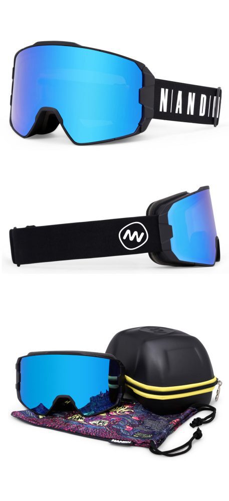 Nandn Unisex Optics Winter Mountain Fashion Snowboard Frameless Ski Goggles