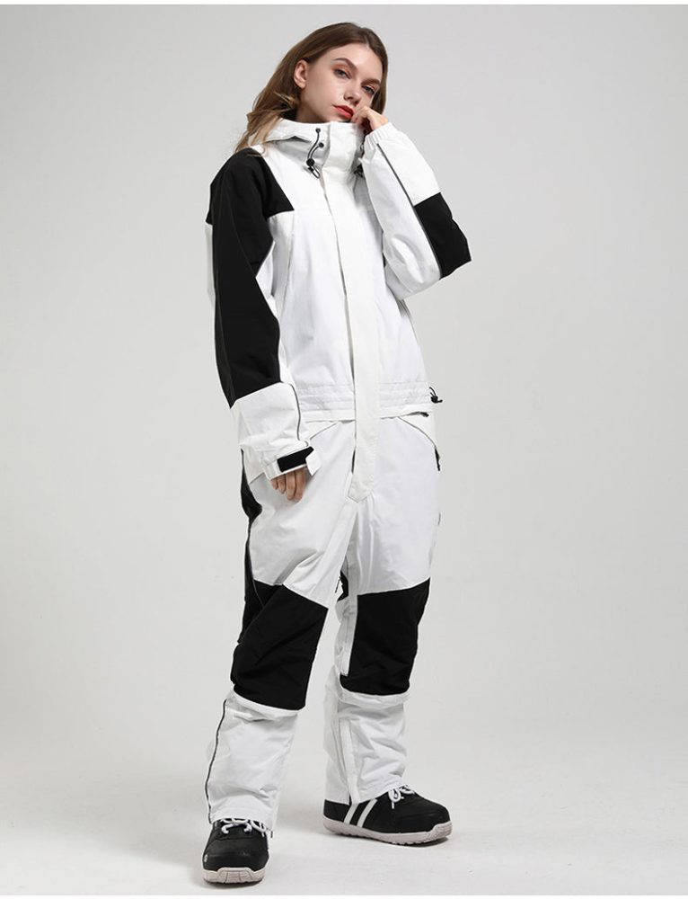 Women's Mountain Destroyer Snowshredding One Piece Ski Suits Winter Snowsuits