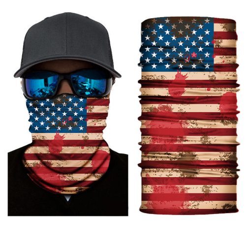 Unisex American Flag Pattern Face Masks & Neck Warmer