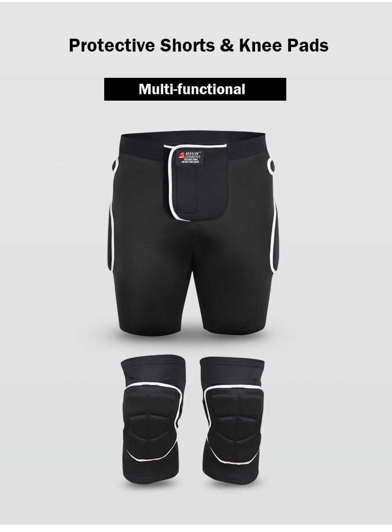 High Experience Unisex Tri-Flex Protective Shorts / Knee Pads