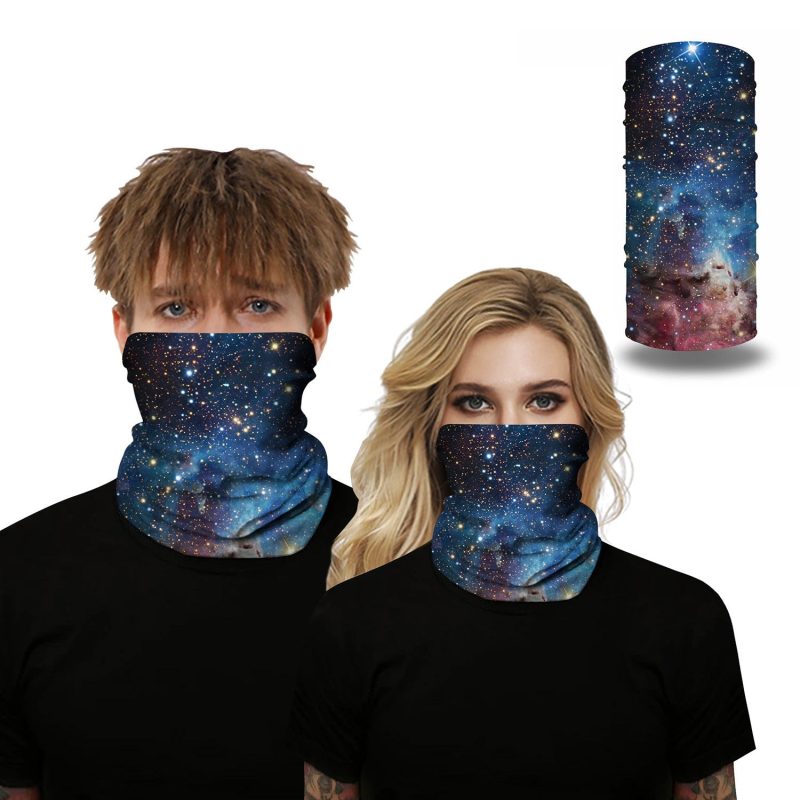 Unisex Colorful Fancy Pattern Face Masks & Neck Warmer