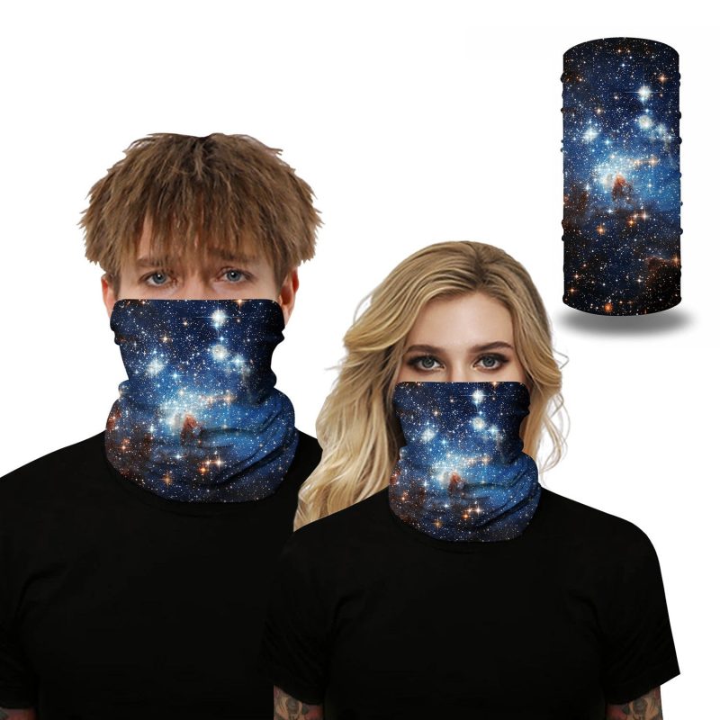 Unisex Colorful Fancy Pattern Face Masks & Neck Warmer