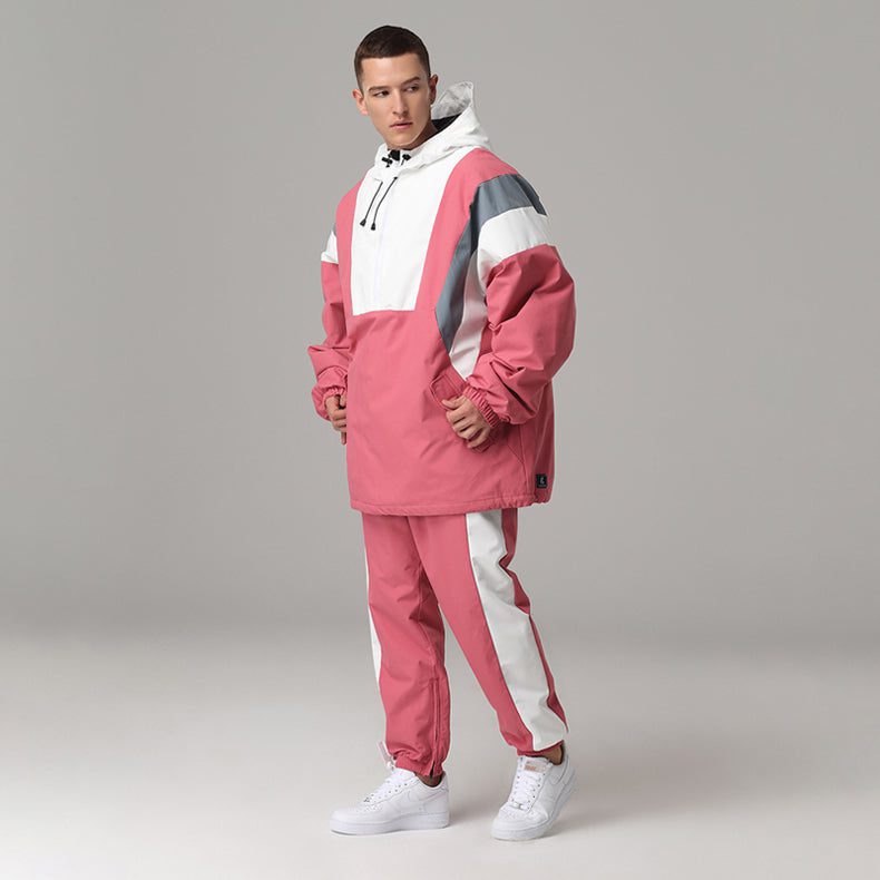 Men's Searipe Unisex Street Fashion Two Pieces Snowsuit