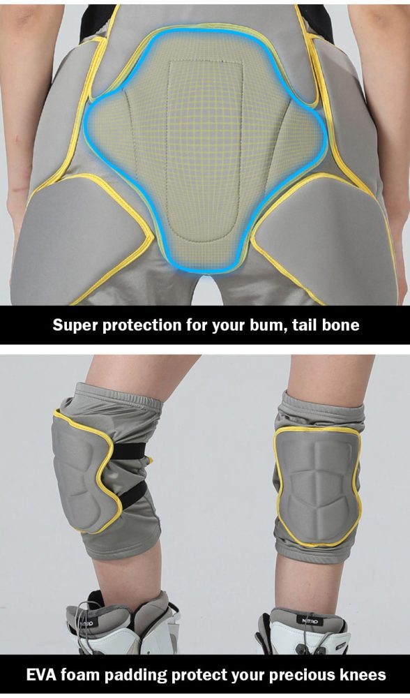 High Experience Unisex Tri-Flex Protective Shorts / Knee Pads