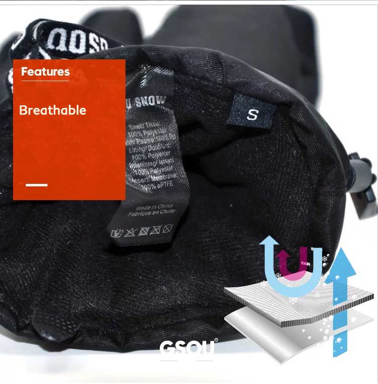 Gsou Snow Gloves Men Style - Snowverb