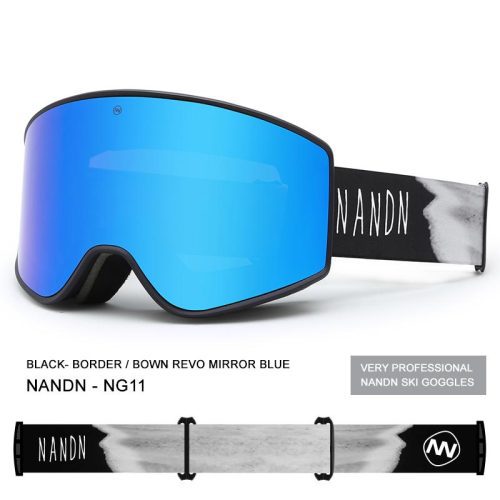 Nandn Unisex Winter Snowboard Protection Interchangeable Ski Goggles