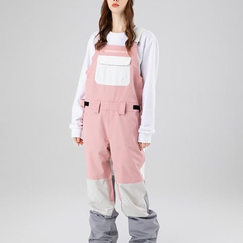 Women's Searipe Mountain Discover Colorblock Snow Pants Bibs