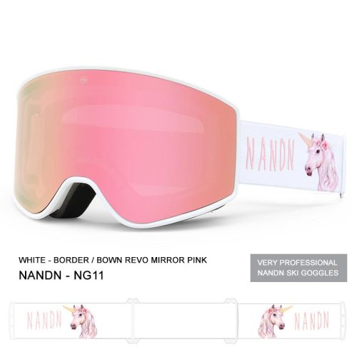 Nandn Unisex Winter Snowboard Protection Interchangeable Ski Goggles