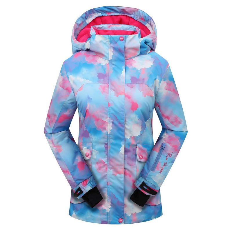 girls phibee artistic creation winter outdoor sportswear waterproof ski jacket 694028