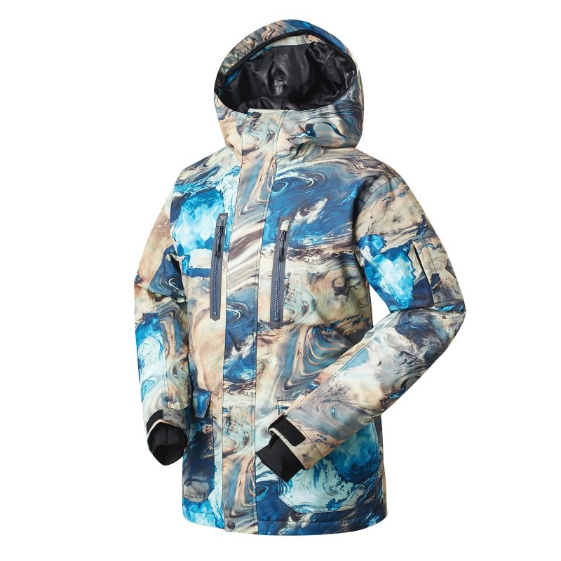 mens gsou snow mountain elite tide 15k insulated snowboard jacket 143563