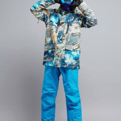 mens gsou snow mountain elite tide 15k insulated snowboard jacket 251564 1