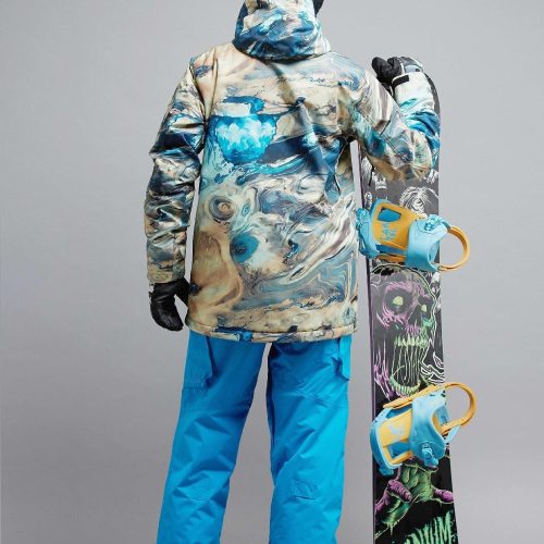 mens gsou snow mountain elite tide 15k insulated snowboard jacket 754607 1