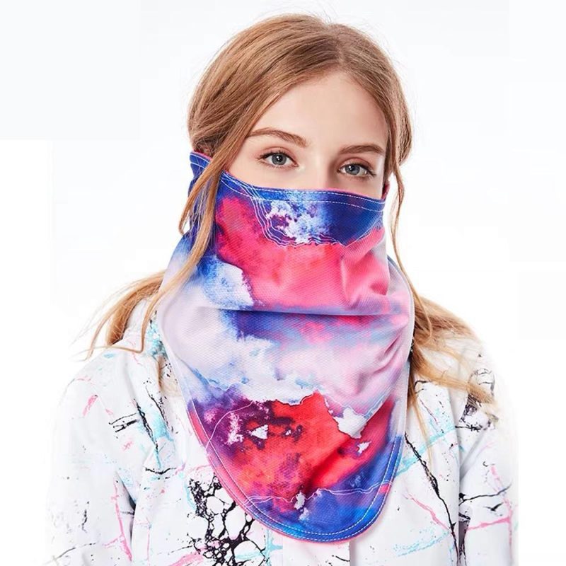 unisex colorful pattern ski face masks 231122