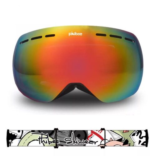 Unisex Ski Goggles Frameless 100% UV Protection - snowshred