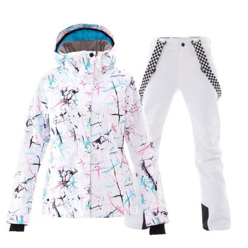 womens smn 5k colorful metropolis ski suits 373725