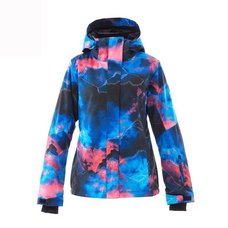 Women's SMN 5k Light Graffiti Ski Jacket - snowverb