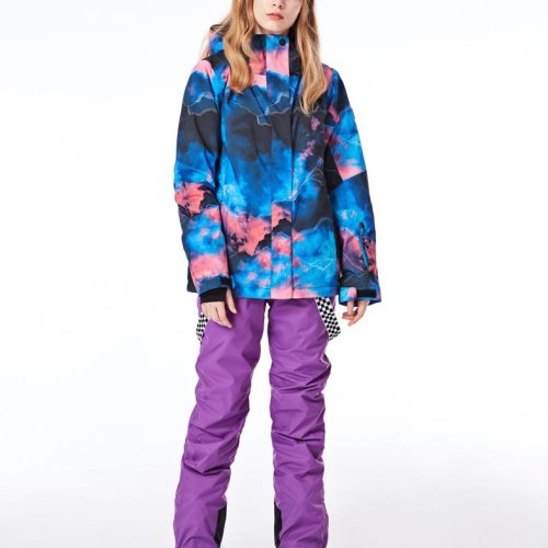 Women's SMN 5k Light Graffiti Ski Suits - snowverb